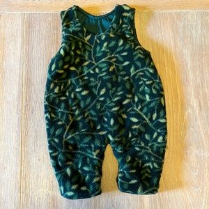 Fleece Overalls Bunting 0-3month Baby Snowsuit